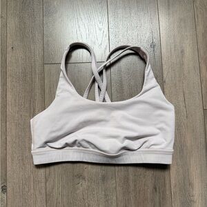 Lululemon Light Pink/Grey Sports Bra